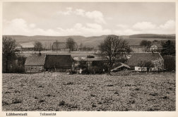 Blick vom Spann auf das Dorf