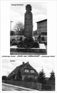 Denkmal und alte Schule