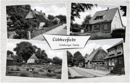 Häuser: A. Petersen, H. Tödter, Fam. Seifert, Fam. Emmann