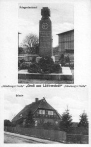 Denkmal und alte Schule